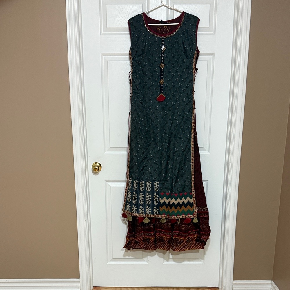 ANORAK Multicolor Patterned Maxi Dress